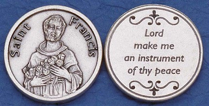 St. Francis Pocket Coin β A Symbol of Peace and Humility