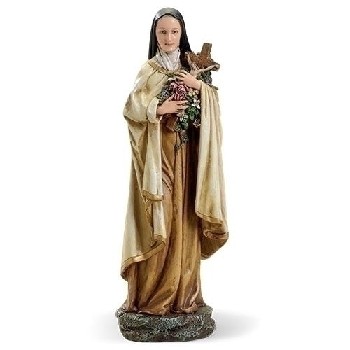 10" St. Thรฉrรจse of Lisieux Desktop Statue โ Renaissance Collection