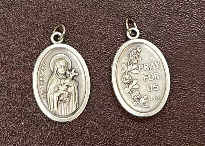 L'Exode de Sainte Thérèse メダル St. Therese, Little Flower .50 Cent Medal. – Discount Catholic Store