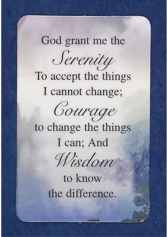 Serenity Prayer Card β A Daily Source of Strength and Peace