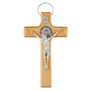 First Communion Chalice and Grapes Wall Crucifix โ 4.5 Inches