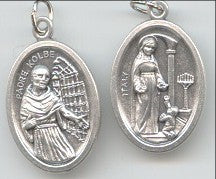 St. Maximilian Kolbe Double-Sided Medal β A Symbol of Sacrifice & Devotion