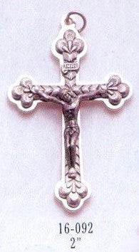 2" Oxidized Crucifix
