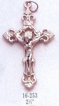 2.5" Oxidized Crucifix