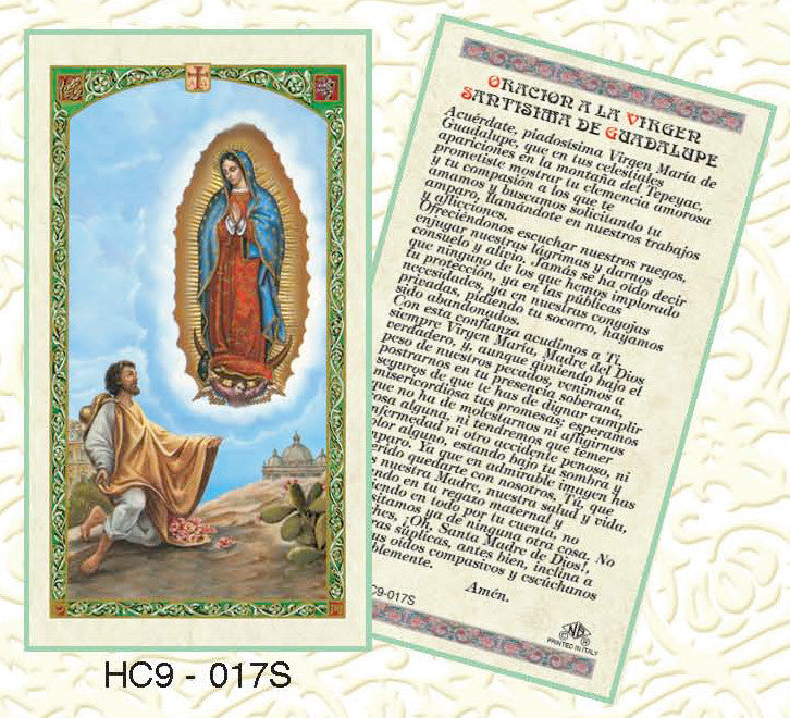 Oracion a la Virgen Santisima de Guadalupe - Discount Catholic Store