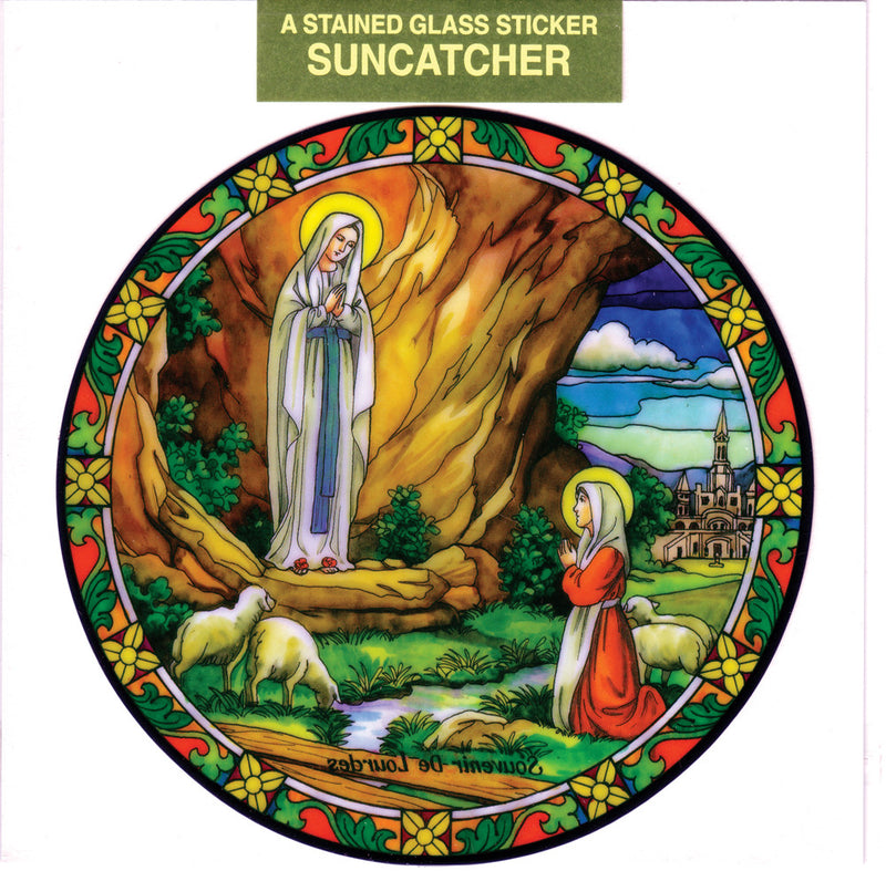 Our Lady of Lourdes Suncatcher