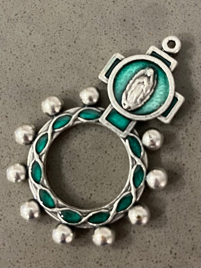 Our Lady of Guadalupe Rosary Ring (2-sided)