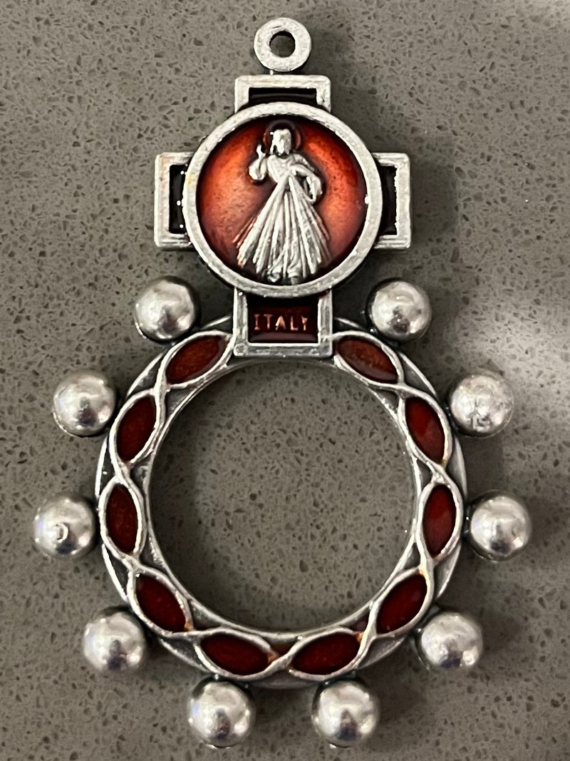 Our Lady of Guadalupe Rosary Ring (2-sided)