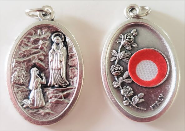 Our Lady of Lourdes Relic Medal
