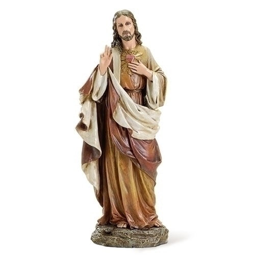 SACRED HEART OF JESUS STATUE - 10.25 inches tall