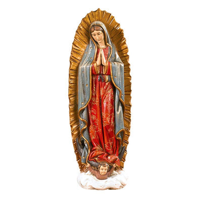 Our Lady of Guadalupe desktop statue - 9 inches