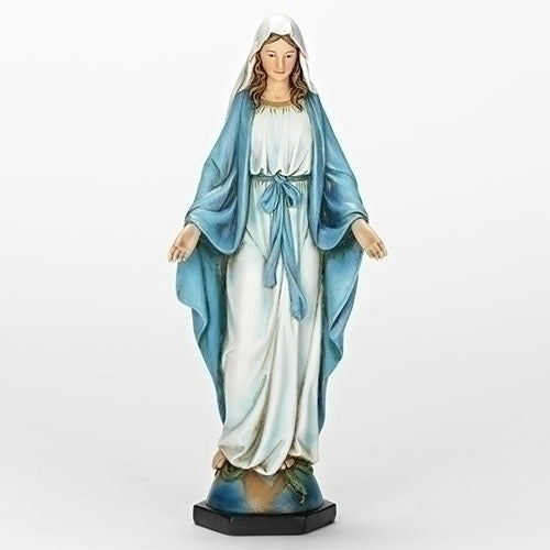 OUR LADY OF GRACE Desktop Statue - 10.25 inches