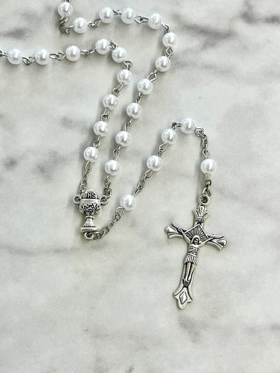 First Communion Rosary for Girl