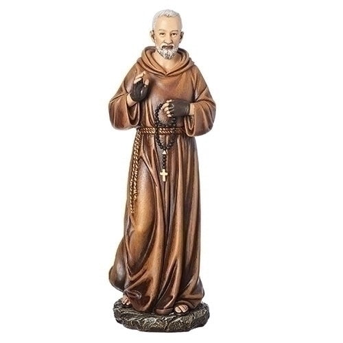 10.25" St. Padre Pio Desktop Statue – Renaissance Collection