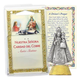 Nuestra Señora de la Caridad del Cobre Estatua para Auto - 2” de Alto