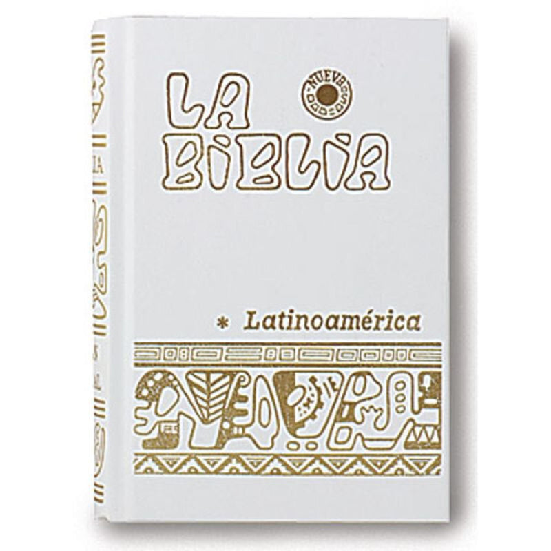 La Biblia Latinoamericana – Edición de Bolsillo Blanca - 16.5 Centímetros