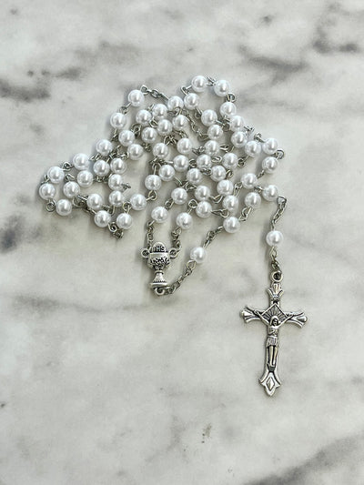 First Communion Rosary for Girl