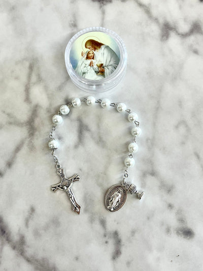 Small First Communion Rosary for Girl