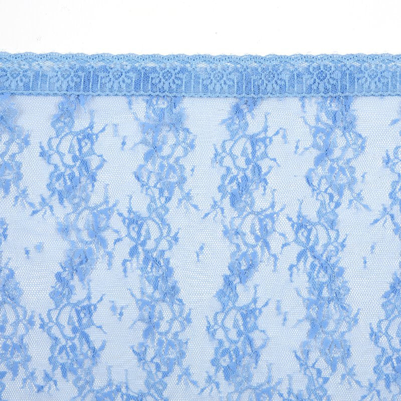 Light Blue Chapel Veil with Tassels - 2-pack