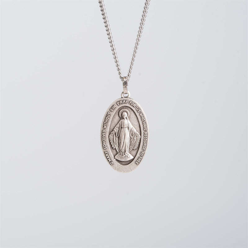 Miraculous Medal with 20 inch chain