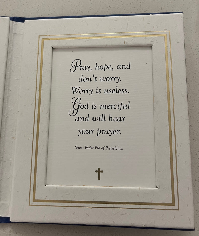 Padre Pio 5” x 4” Devotional Prayer Folder – A Spiritual Blessing