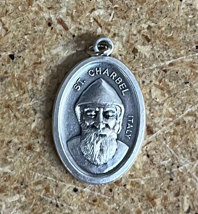 St. Charbel Third Class Relic Medal