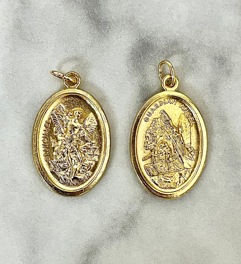 St. Michael Gold-Plated Medal