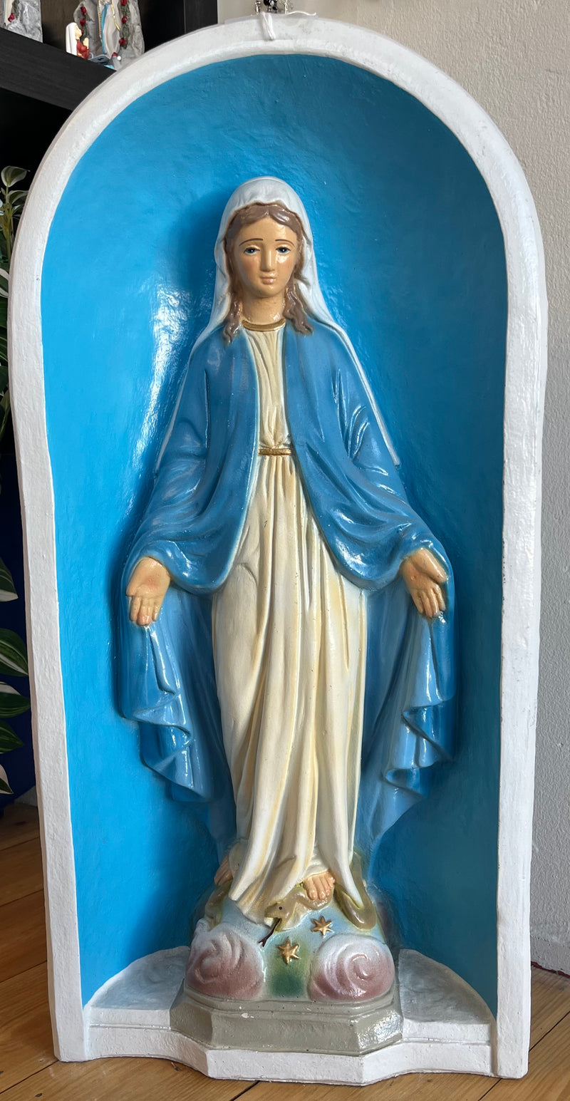 Our Lady of Grace Cement Garden Statue