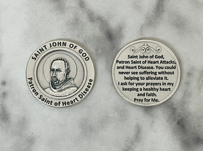 Saint John of God Italian Token Pocket Coin