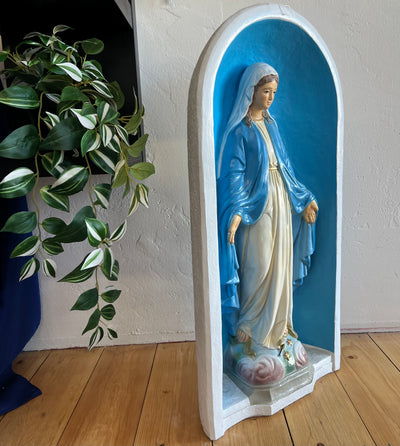 Our Lady of Grace Cement Garden Statue