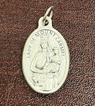 Our Lady of Mount Carmel & Sacred Heart of Jesus 2-Sided Medal