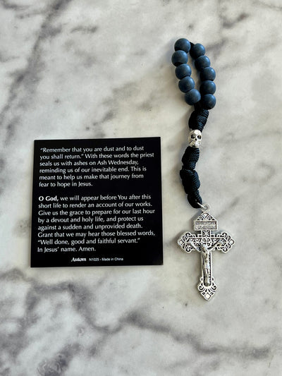 Memento Mori Single Decade Pocket Rosary