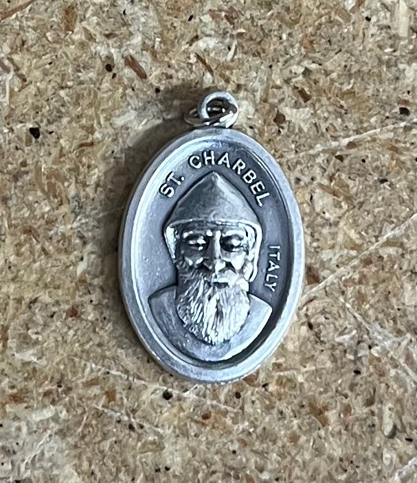 St. Charbel Third Class Relic Medal