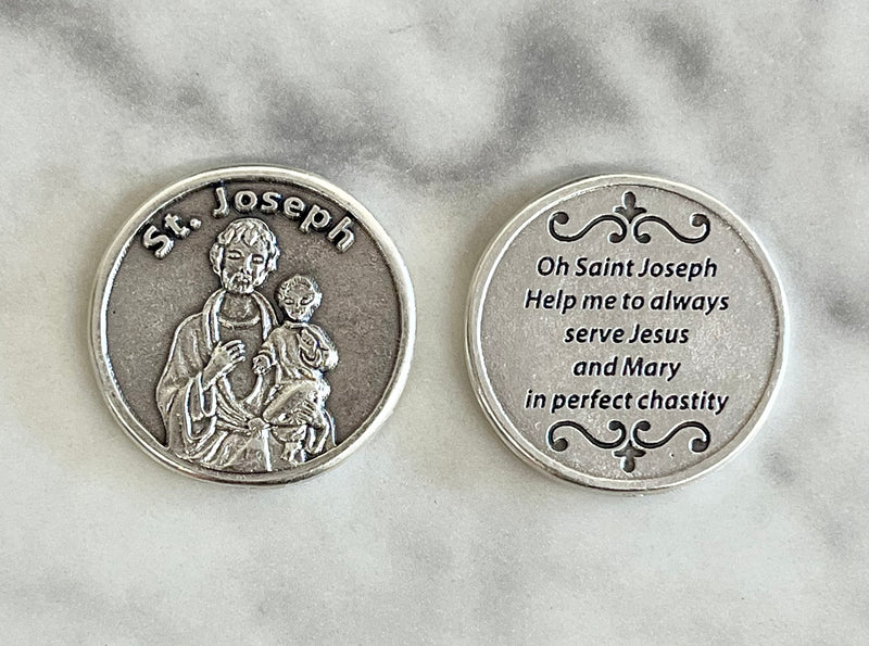 St Joseph Pocket Coin