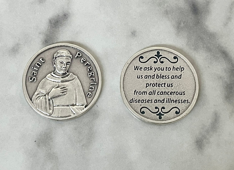 St. Peregrine Pocket Coin