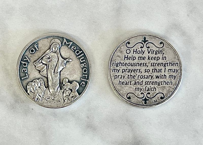 Our Lady of Medjugorje Pocket Coin