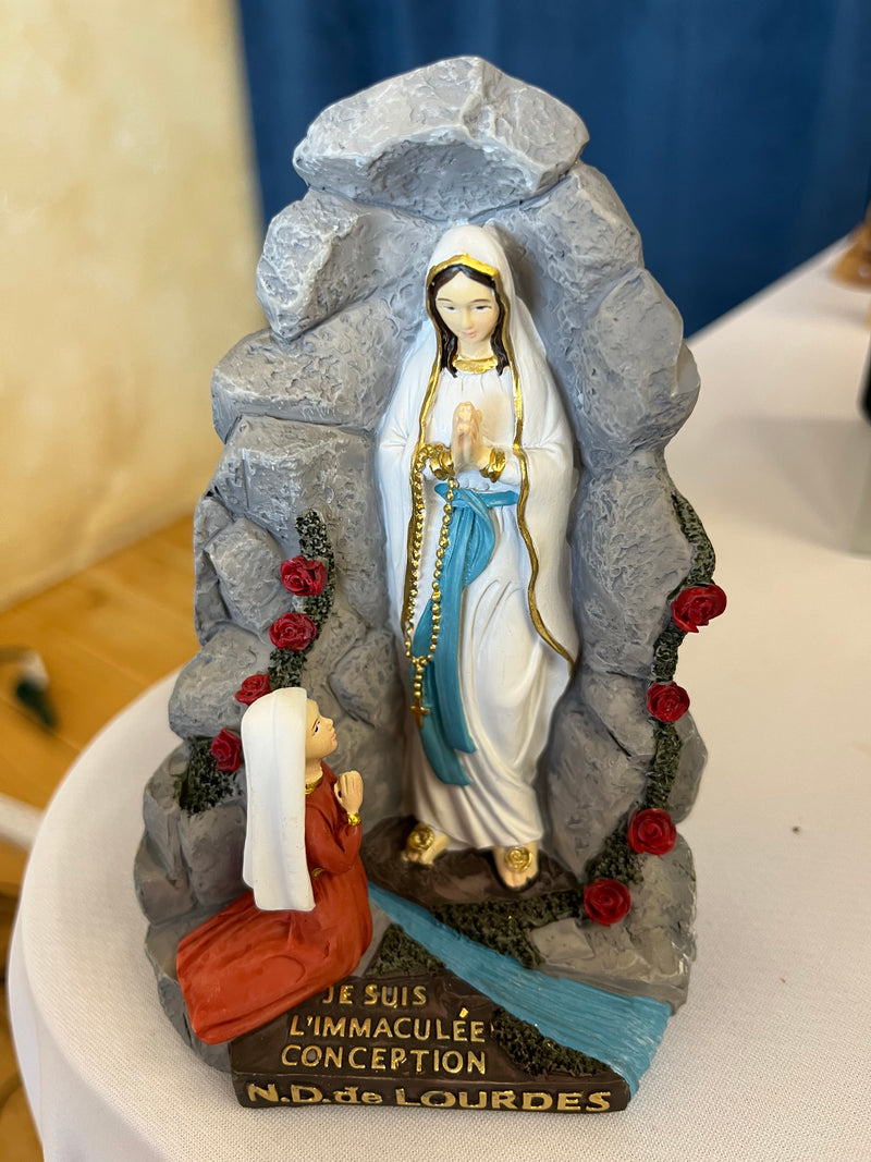 Grotto Statue direct from Lourdes, 13.5 centimeters