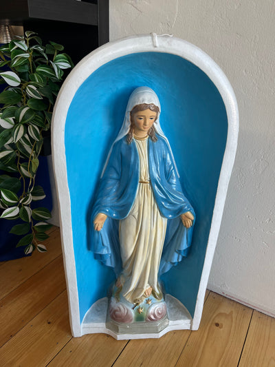 Our Lady of Grace Cement Garden Statue