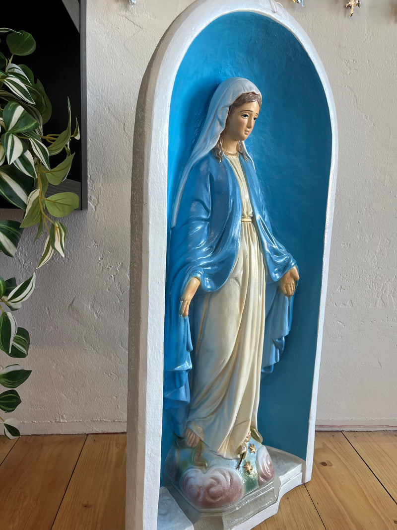 Our Lady of Grace Cement Garden Statue