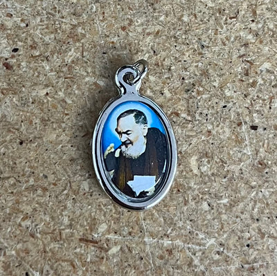 St. Padre Pio Medal with Vivid Color Picture