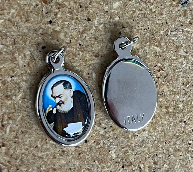 St. Padre Pio Medal with Vivid Color Picture