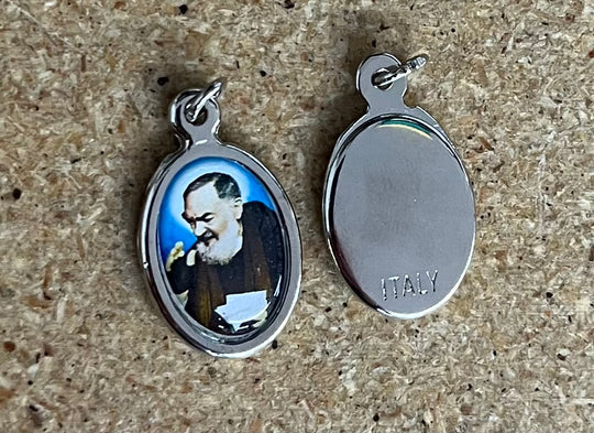St. Padre Pio Medal with Vivid Color Picture