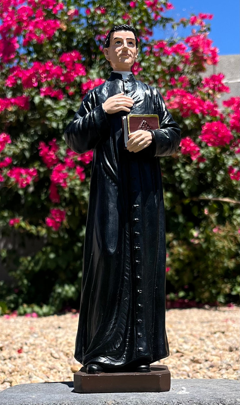 Blessed Michael McGivney Desktop Statue – Founder of the Knights of Columbus - 11.5 inches