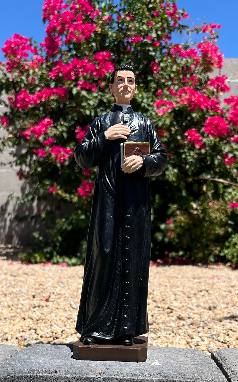 Blessed Michael McGivney Desktop Statue – Founder of the Knights of Columbus - 11.5 inches