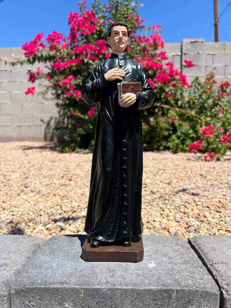 Blessed Michael McGivney Desktop Statue – Founder of the Knights of Columbus - 11.5 inches