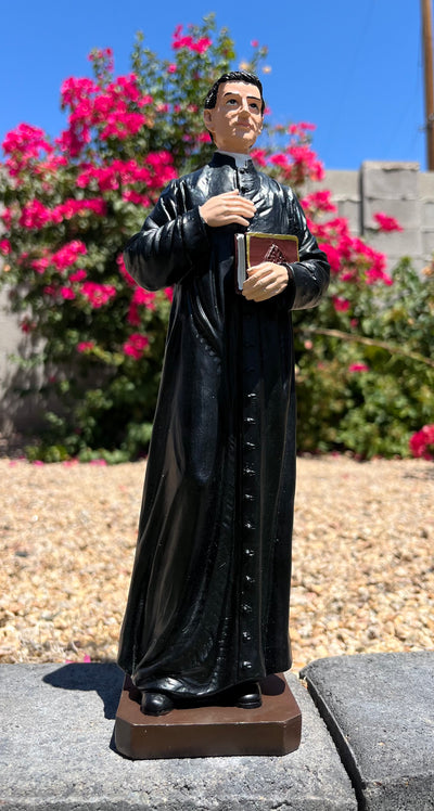 Blessed Michael McGivney Desktop Statue – Founder of the Knights of Columbus - 11.5 inches