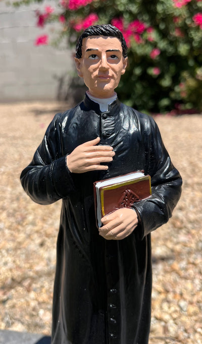 Blessed Michael McGivney Desktop Statue – Founder of the Knights of Columbus - 11.5 inches