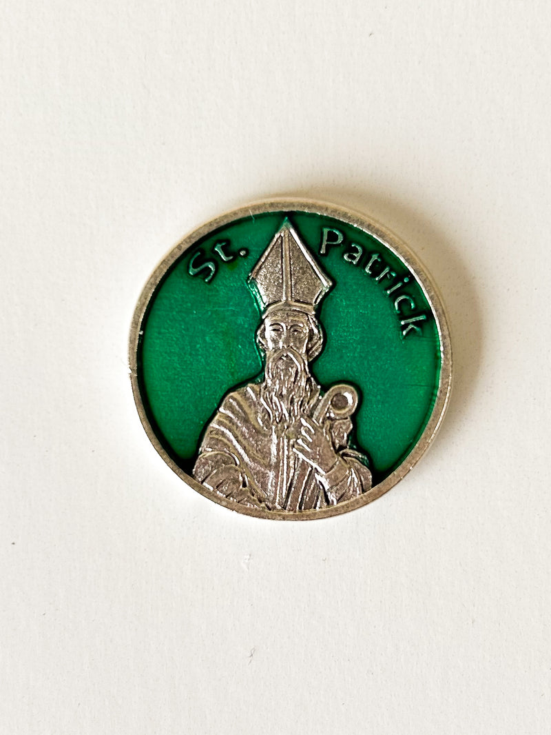 St. Patrick Enameled Pocket Coin