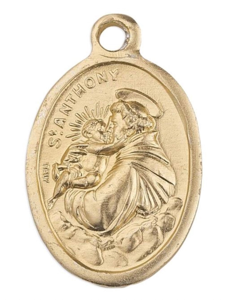 Gold Finish Saint Anthony Medal – A Symbol of Miracles and Guidance