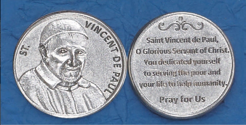 St. Vincent de Paul Italian Pocket Coin